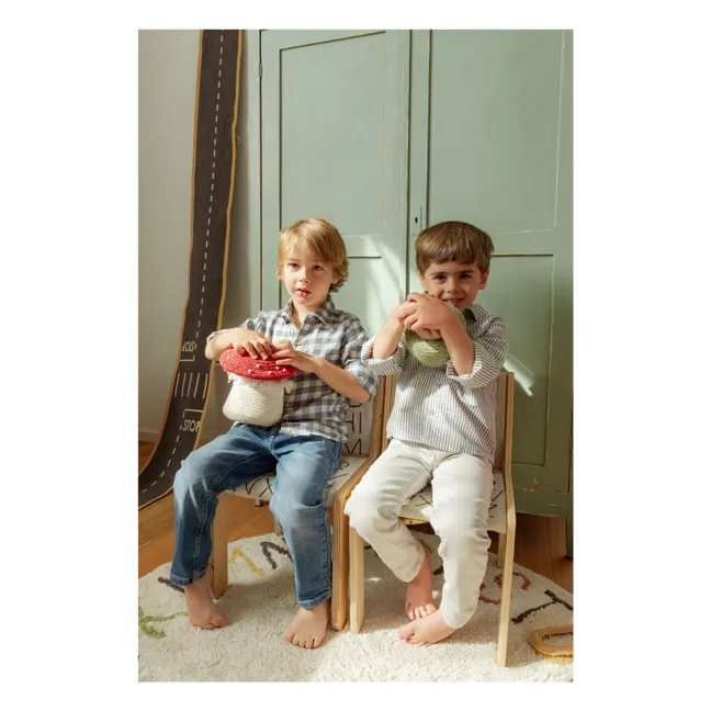 Panier de rangement Champignon | Rouge