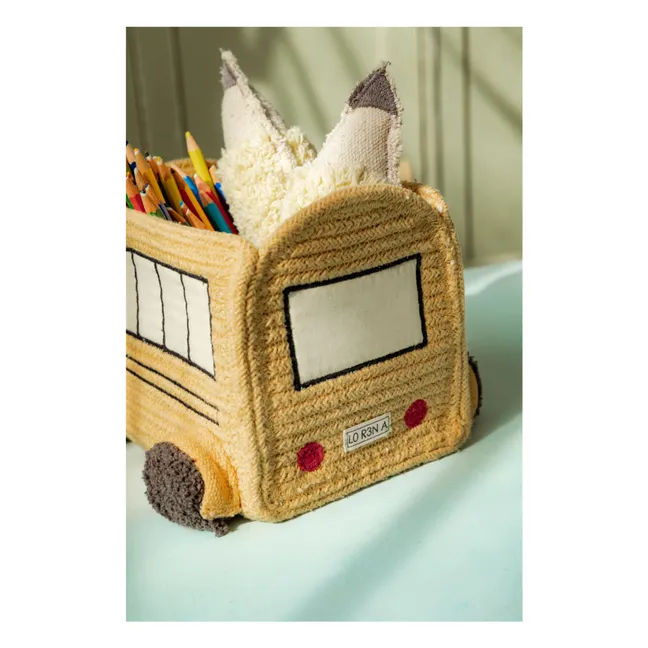 Panier de rangement Bus | Beige