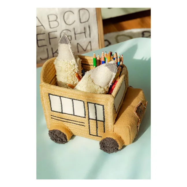 Panier de rangement Bus | Beige