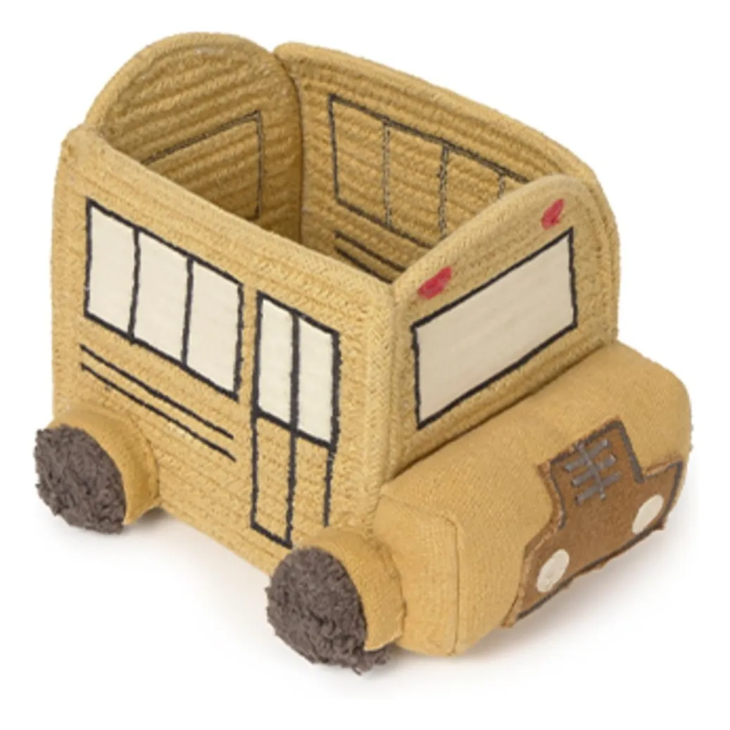 Lorena Canals Beige Bus Storage Basket