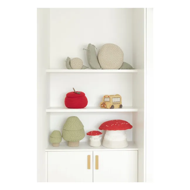 Panier de rangement Champignon | Rouge