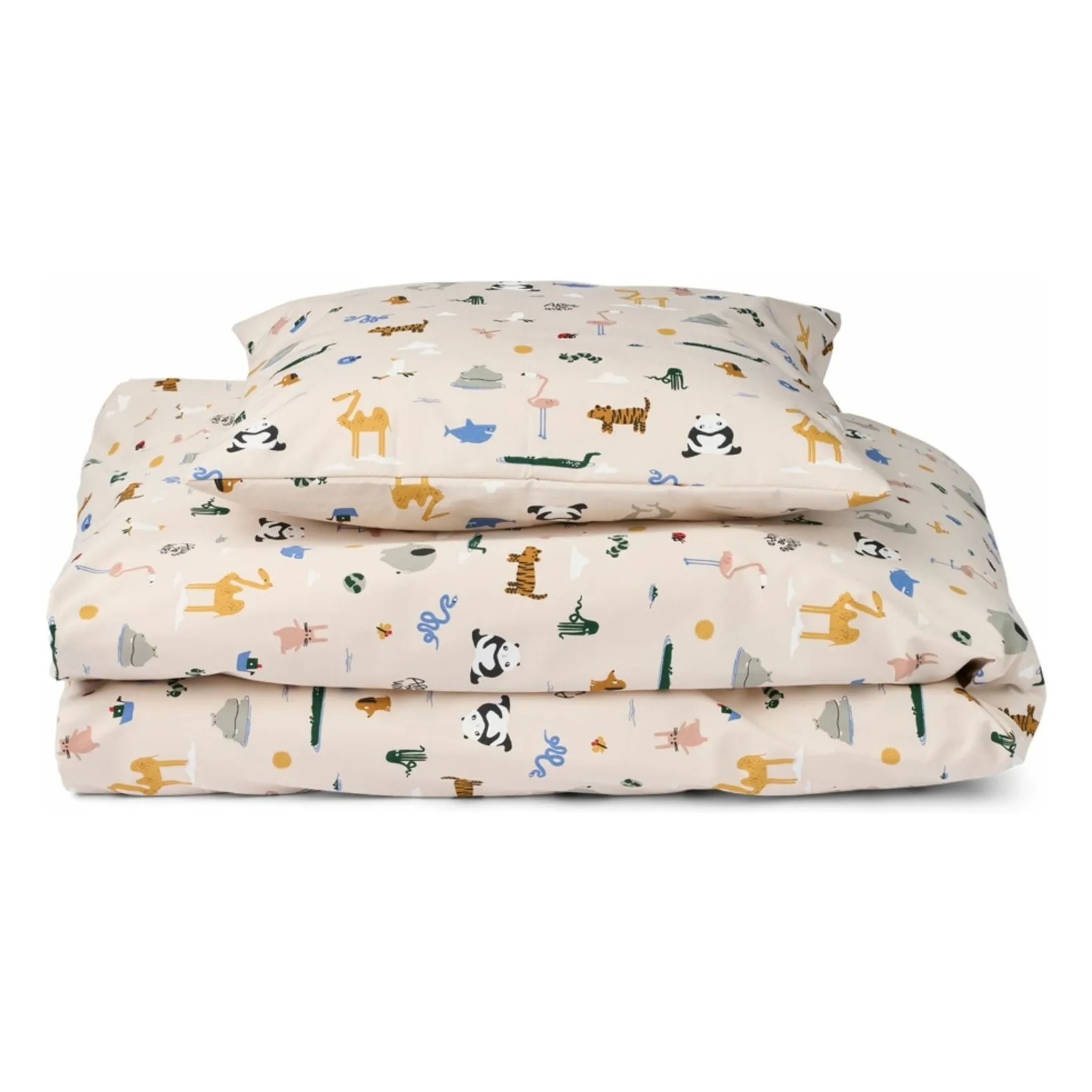 Liewood Around The World/Sandy Organic Cotton Bed Linen Set