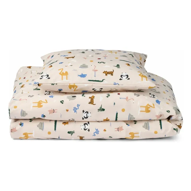 Juego de cama de algodón ecológico | Around the world/Sandy