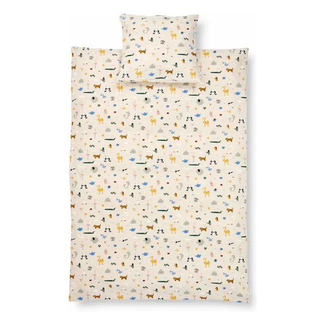 Juego de cama de algodón ecológico | Around the world/Sandy