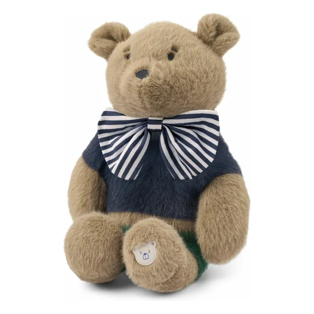 Hubert plush | Dune/Blue stripe mix