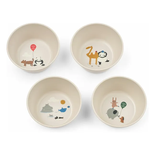 Bols Cees - Set de 4 | Around the world/Sandy