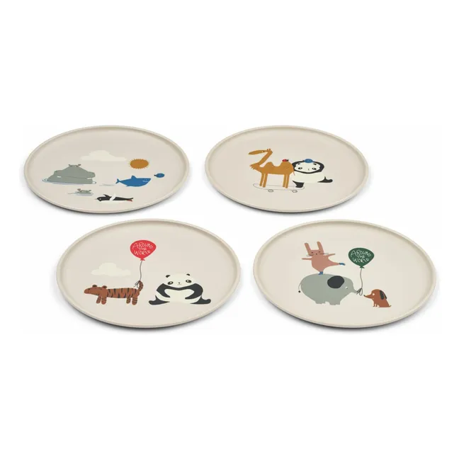 Piastre Remco - Set di 4 | Around the world/Sandy
