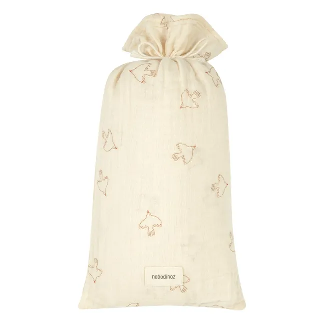 Funda Nórdica Wabi-Sabi Hoshi Pájaros | Crema