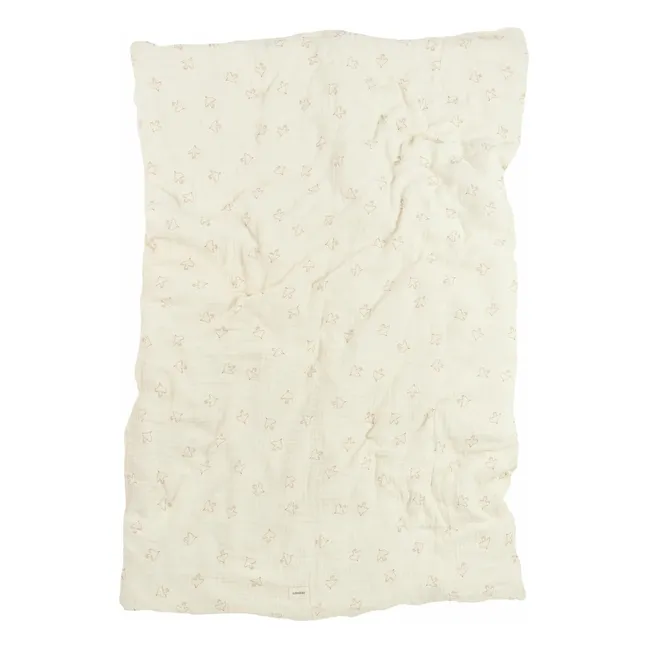 Funda Nórdica Wabi-Sabi Hoshi Pájaros | Crema
