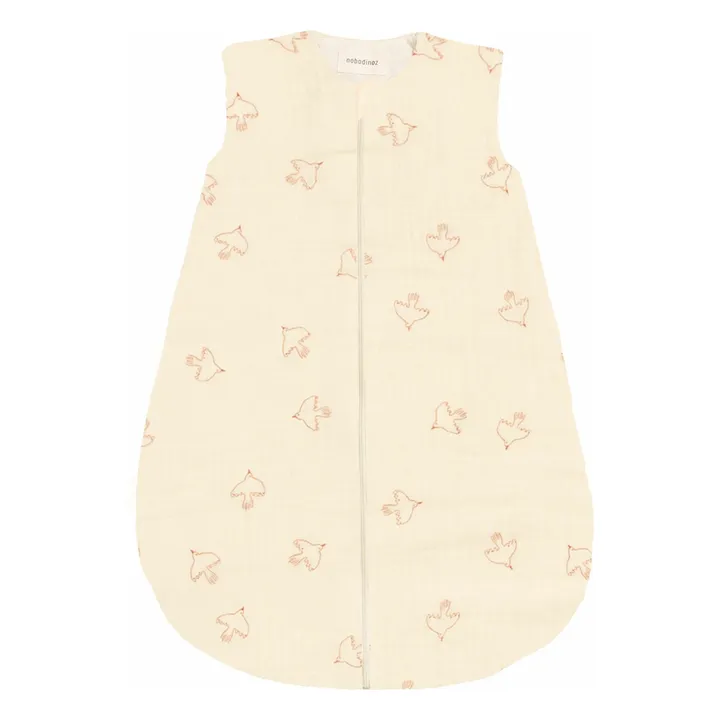 Gigoteuse mi-saison Fluffy Wabi-Sabi Hoshi Birds | Crème- Image produit n°0