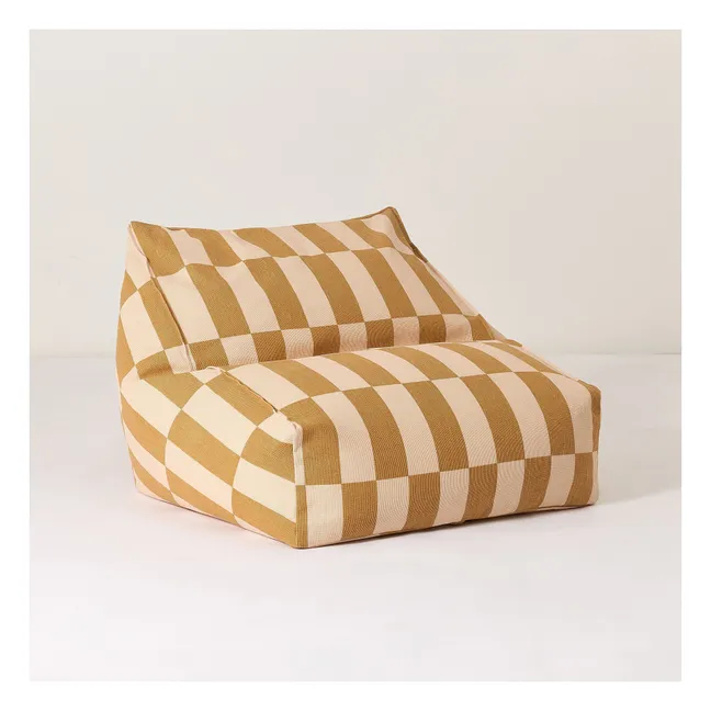 Pouf Vibes | Jaune moutarde