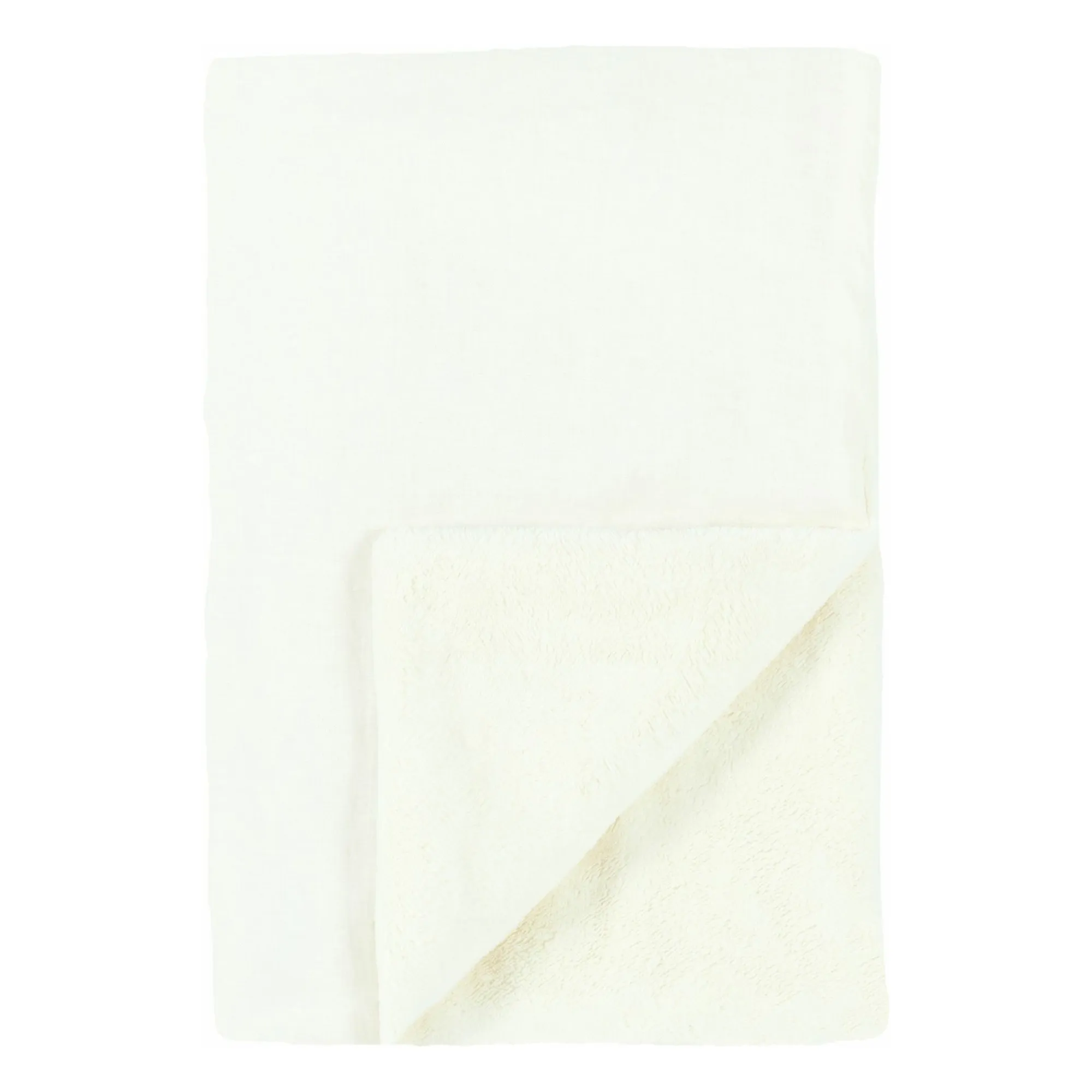 Couverture doublée - Lin Français | Ecru- Image produit n°1
