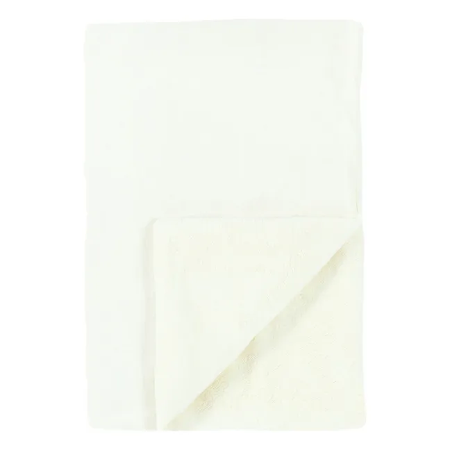 Lined blanket - French linen | Ecru