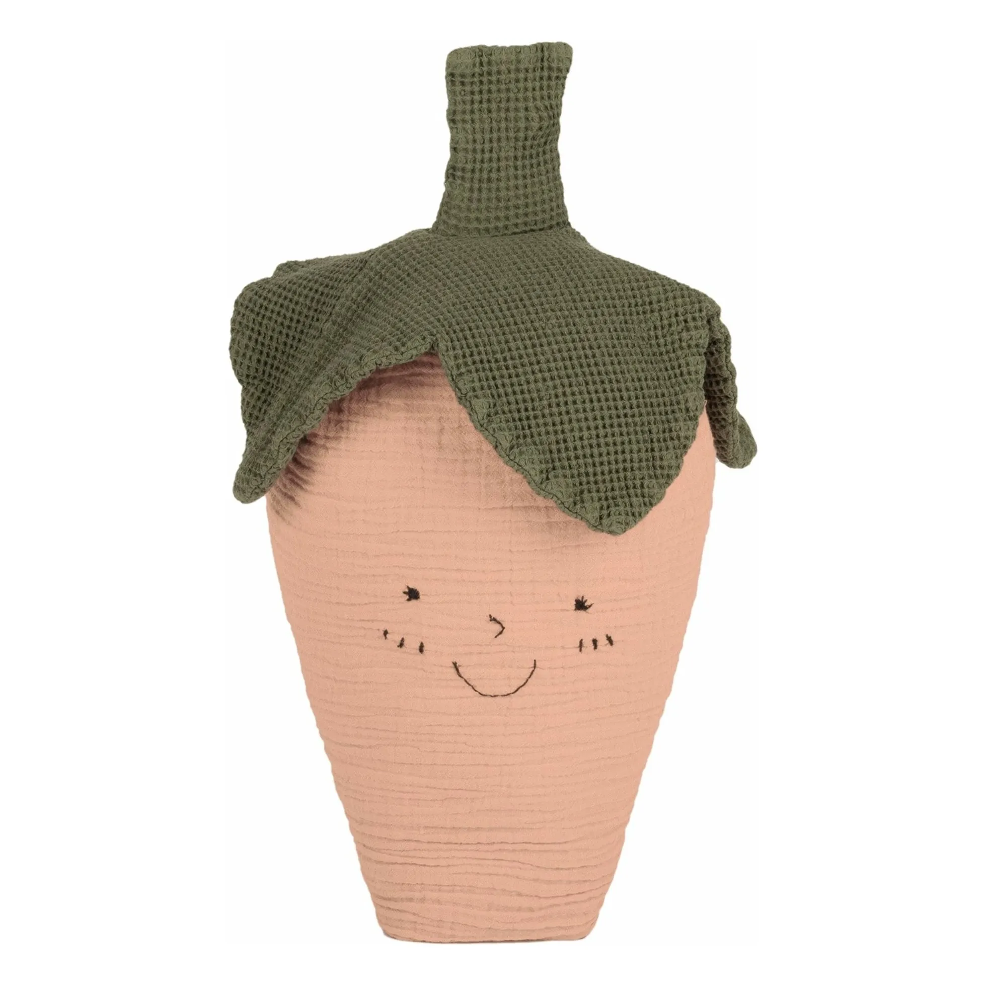 Nobodinoz Powder Pink Wabi-Sabi Strawberry Cushion