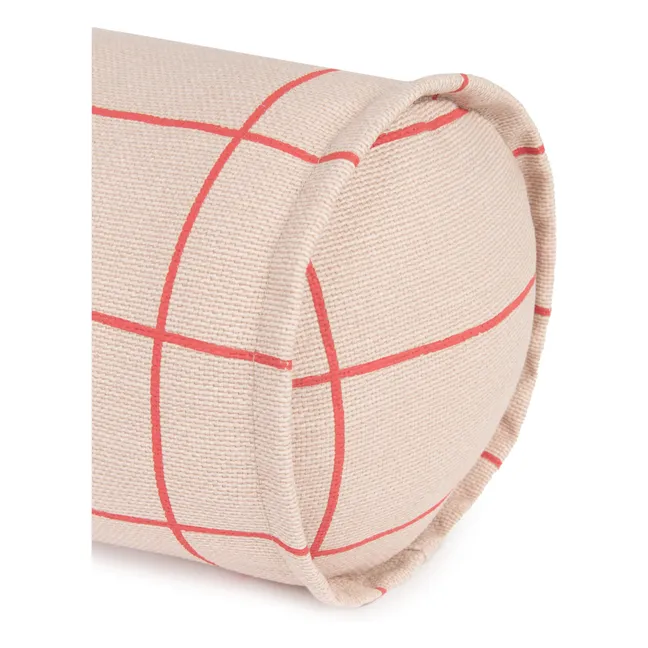 Traversin Vibes en coton bio | Rose pâle