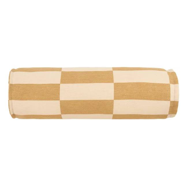 Vibes bolster in organic cotton | Mustard