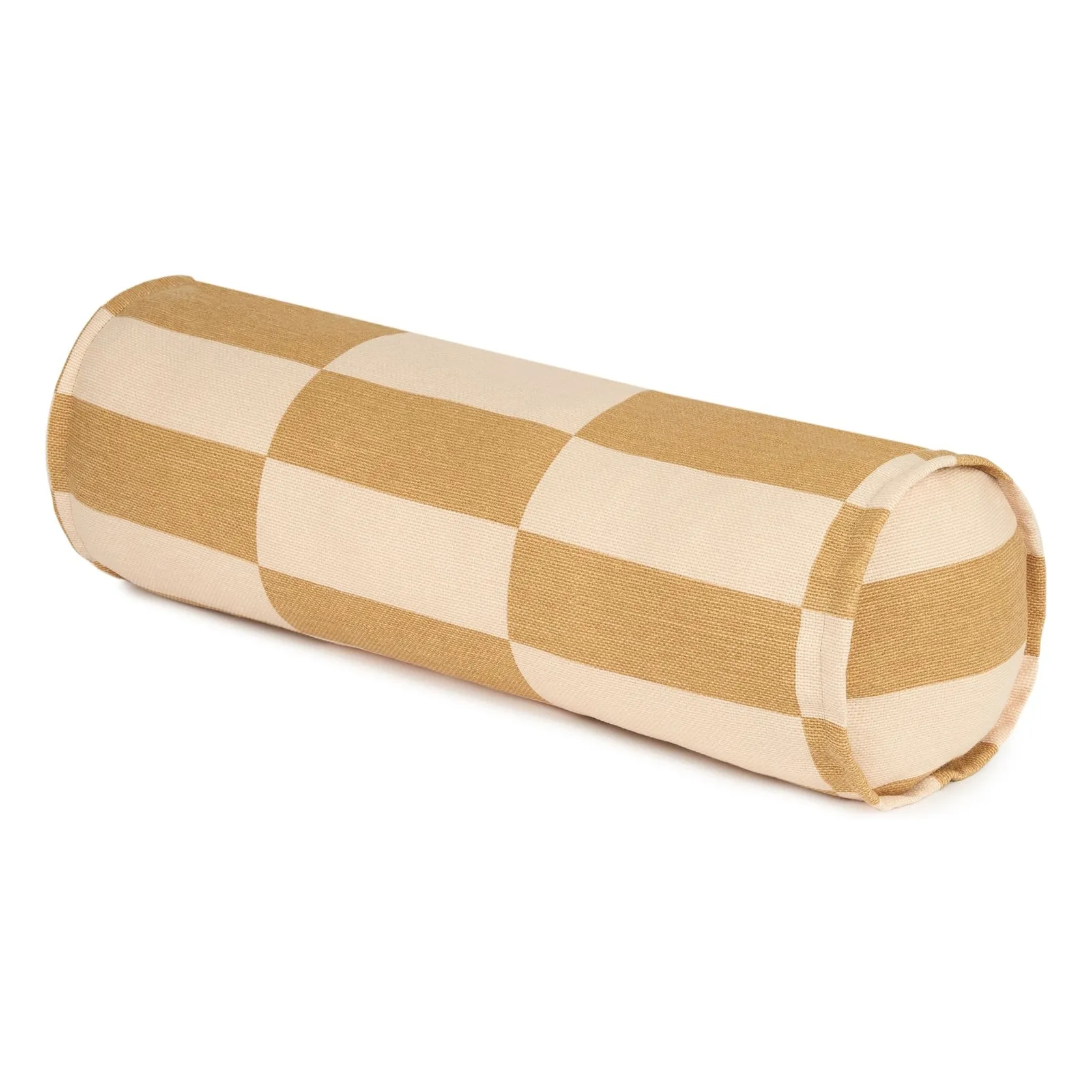 Nobodinoz Mustard Vibes Bolster In Organic Cotton