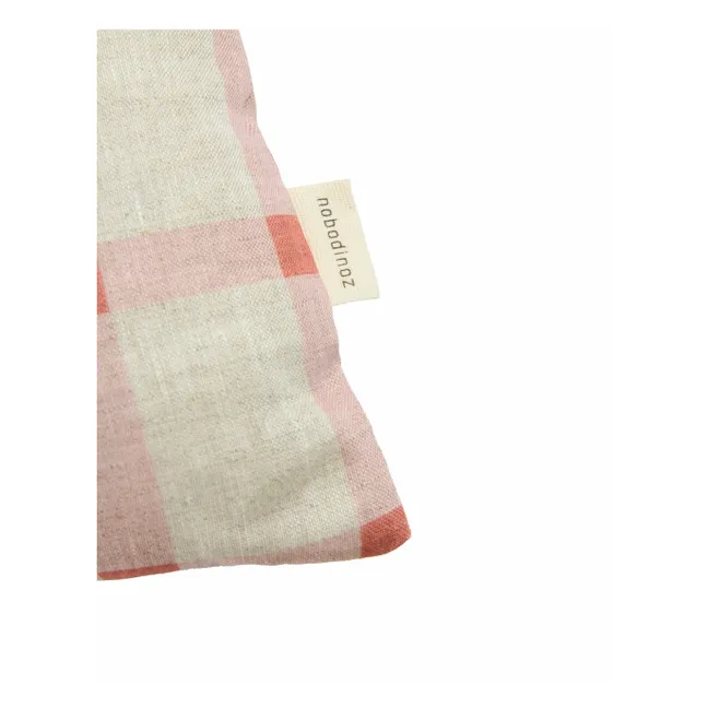 Coussin rectangulaire Tulipe Vibes - Lin Français | Rose