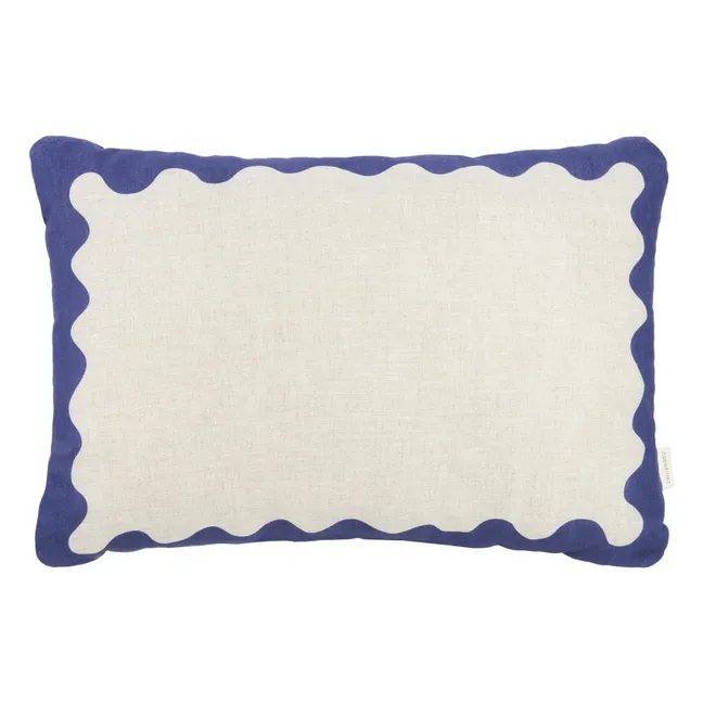 Cuscino rettangolare Vibes - Lin Français | Blu