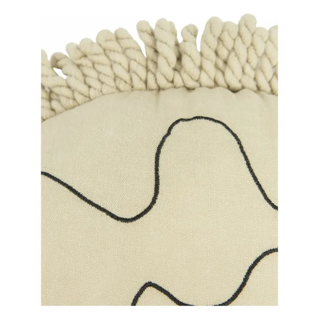 Coussin Enzo le Hérisson - Lin Français | Sauge