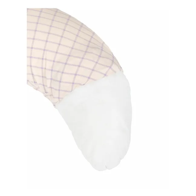 Coussin d'allaitement Stories en coton bio | Rose pâle