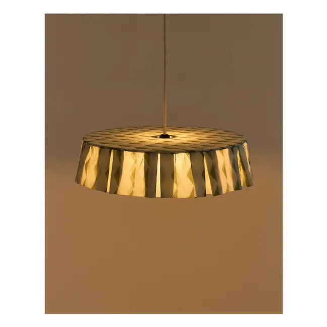 Lampenschirm Vibes aus Bio-Baumwoll-Voile | Grün