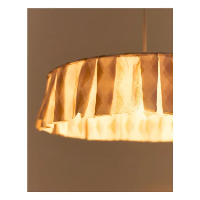Abat-jour Vibes en voile de coton bio | 	Lilas