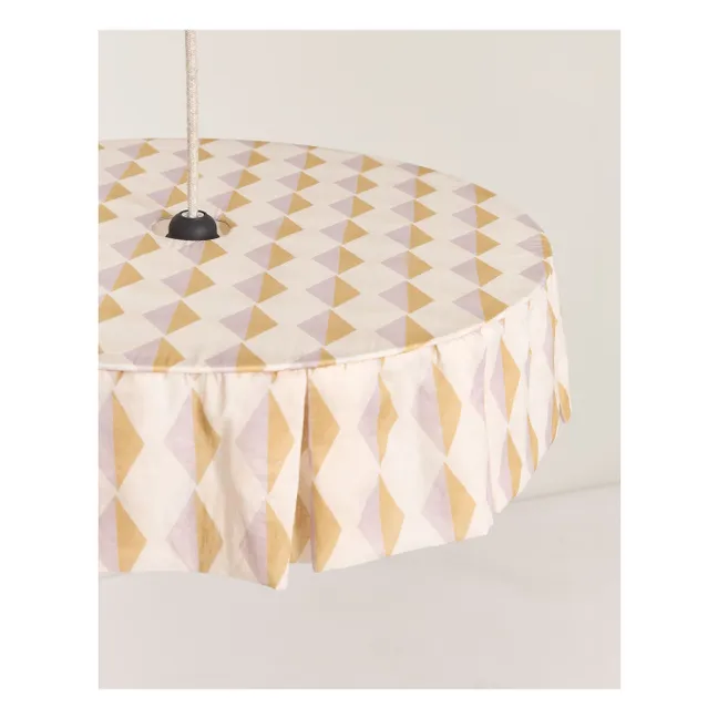 Abat-jour Vibes en voile de coton bio | 	Lilas
