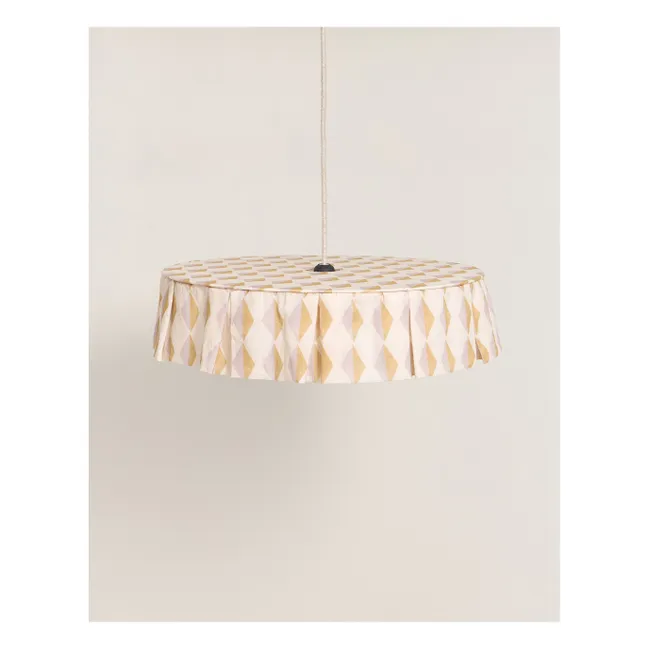 Abat-jour Vibes en voile de coton bio | 	Lilas