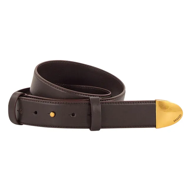 Ceinture Te Adoro Cuir | Marron