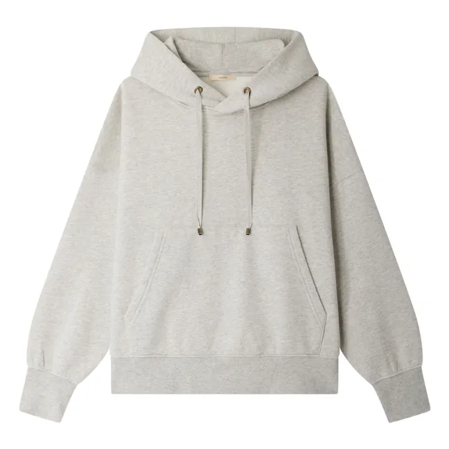 Sweat Hoodie | Gris chiné