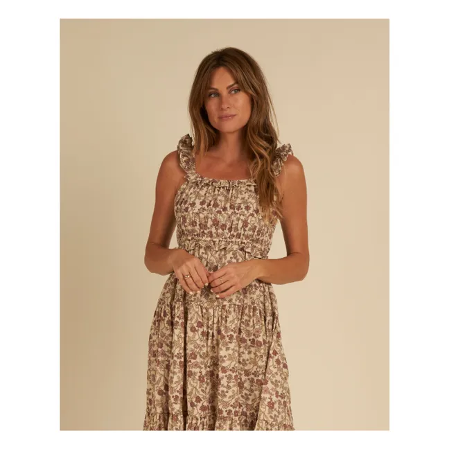 Kleid Tenley Blume - Damenkollektion | Beige rosé