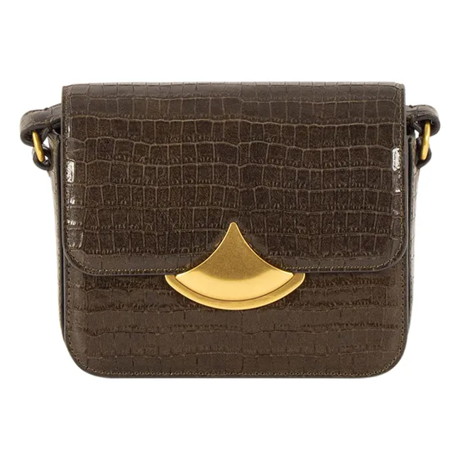 Sac Diviluz Mimo E Embossé Crocodile | Vert Lichen