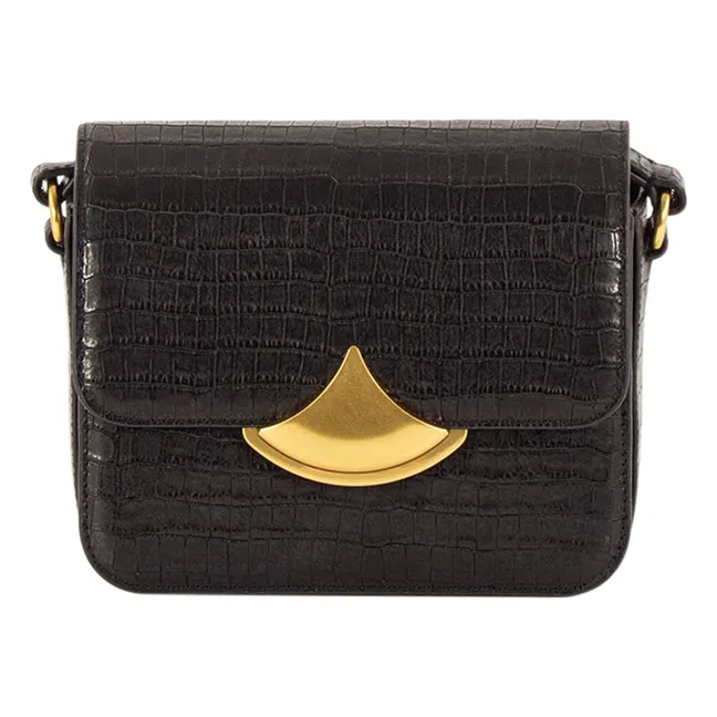 Sac Diviluz Mimo E Embossé Crocodile | Noir
