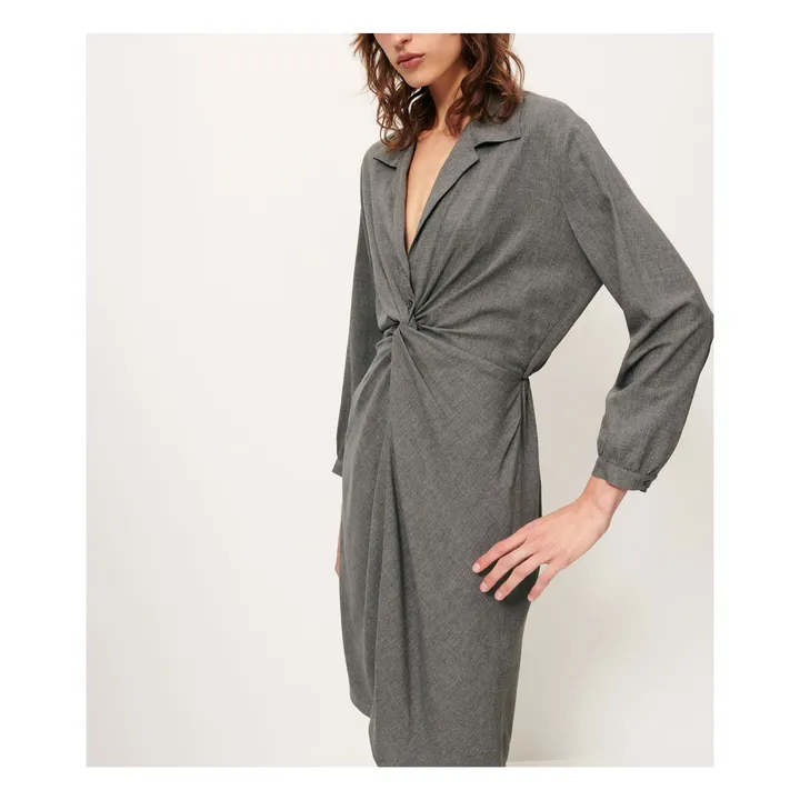 Robe Holdi | Gris- Image produit n°1