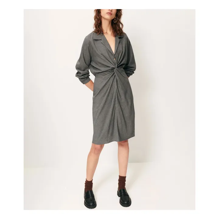 Robe Holdi | Gris- Image produit n°0