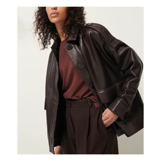 Veste Harriboyd Cuir | Marron