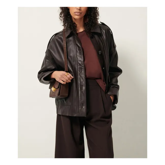 Veste Harriboyd Cuir | Marron