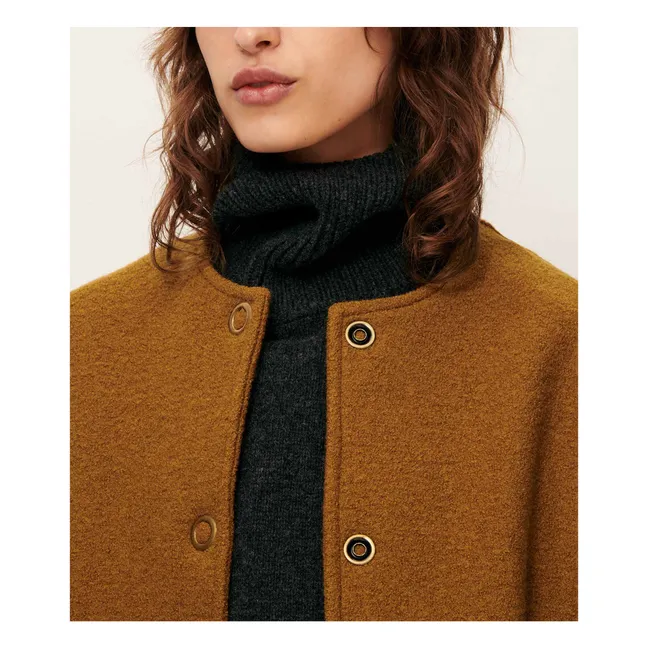 Veste Sans Manches Hanzo Laine | Bronze