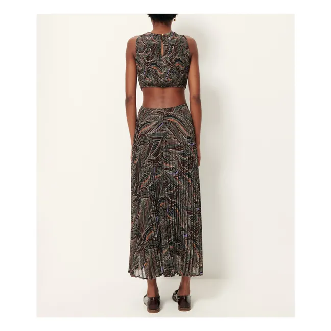 Vestido Gigi de fibra reciclada | Negro