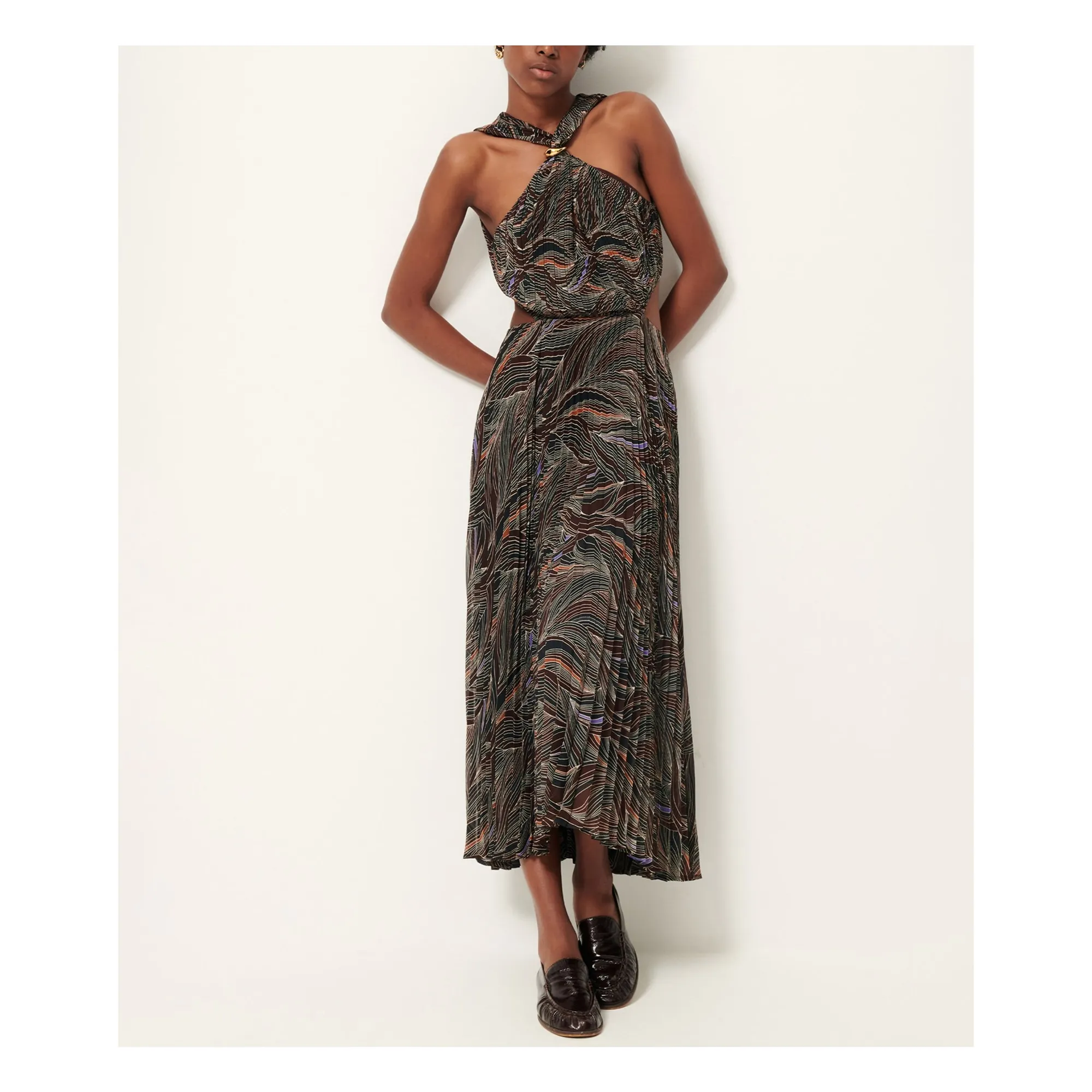 Sessùn Black Gigi Recycled Fiber Dress
