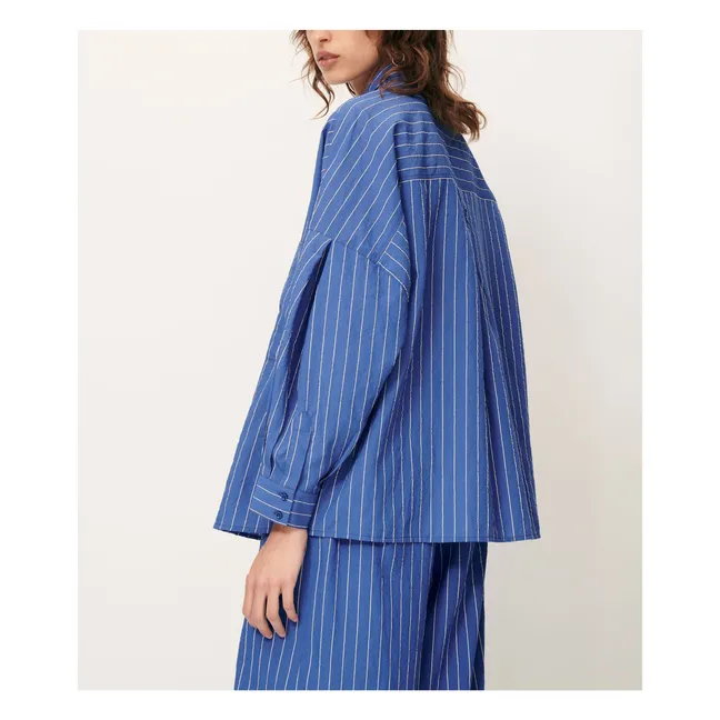 Chemise Fontania Rayée | Bleu