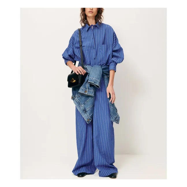 Chemise Fontania Rayée | Bleu
