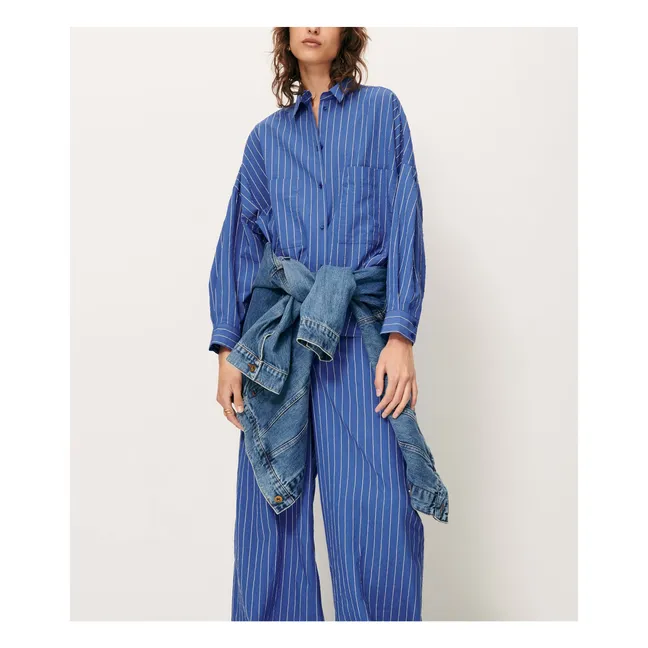Chemise Fontania Rayée | Bleu