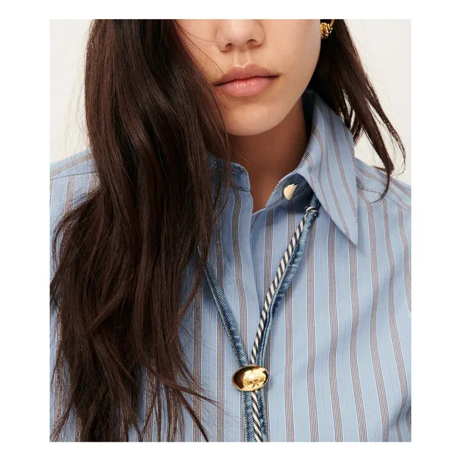 Chemise Danie Rayée | Bleu