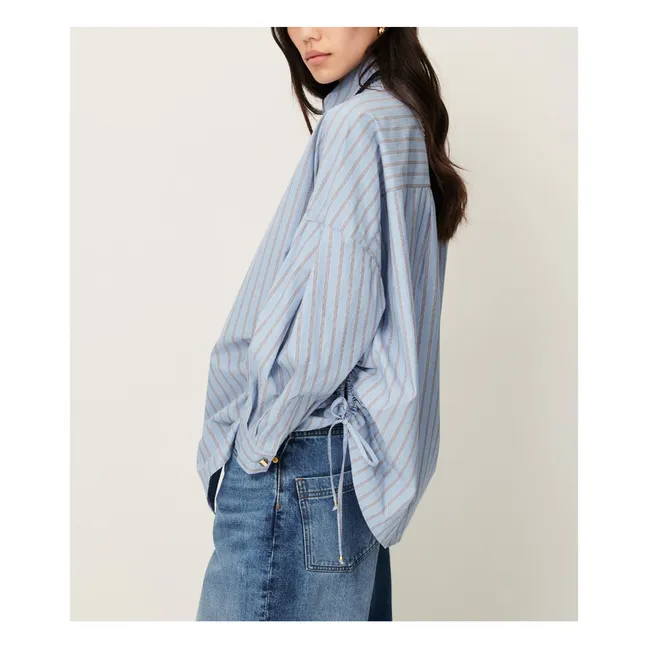 Chemise Danie Rayée | Bleu