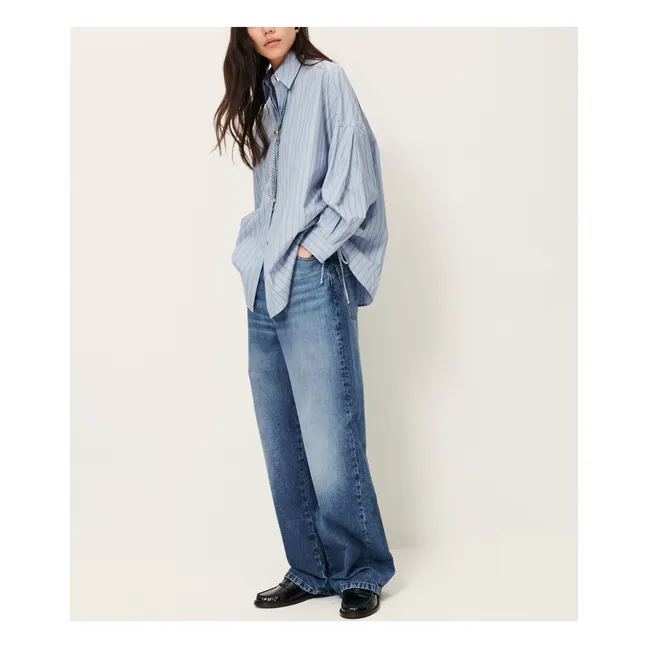 Chemise Danie Rayée | Bleu