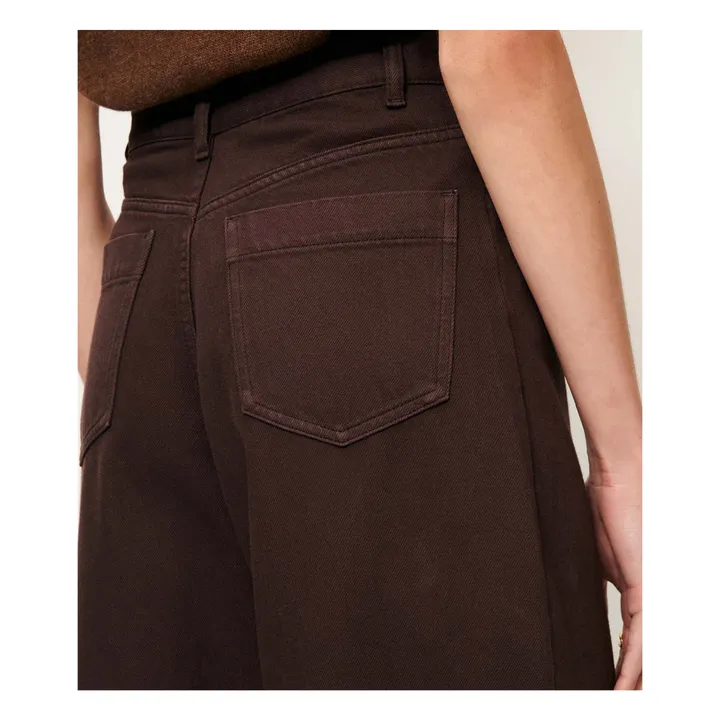 Jean Dalt Coton Bio | Marron- Image produit n°4