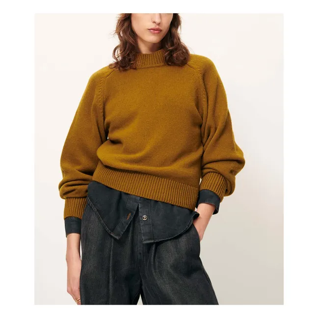 Dalan Pullover aus Wolle | Bronze