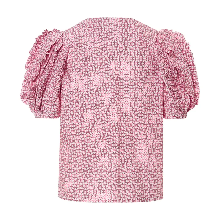 Blouse Bellini Liberty | Rouge- Image produit n°1